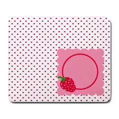 Strawberries mousepad 01 - Large Mousepad