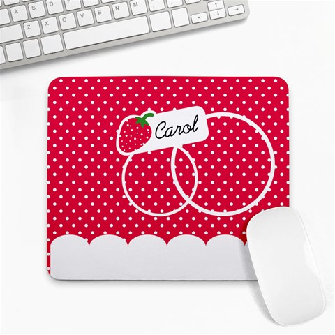 Strawberries Mousepad 02 By Carol Front