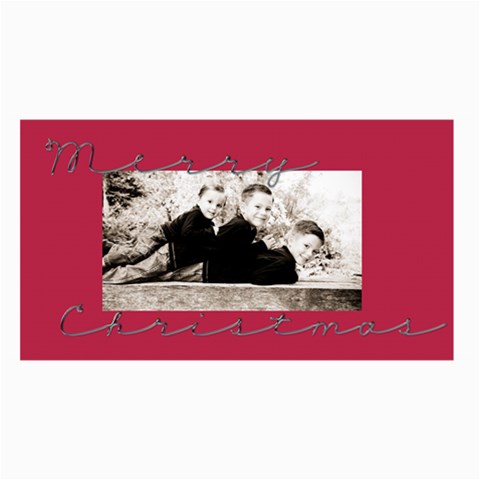 Christmas Card 2010 By E 8 x4  Photo Card - 5