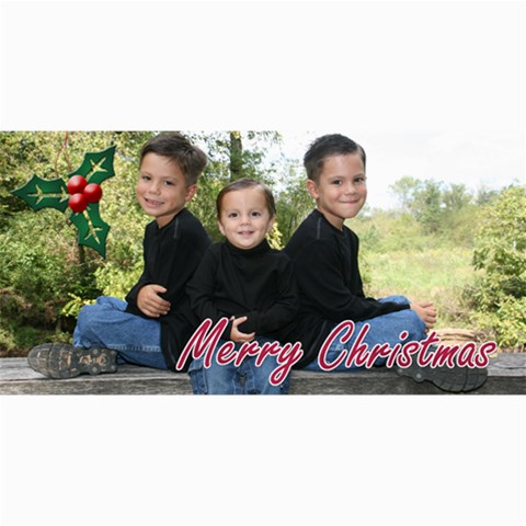 Christmas Card 2010 By E 8 x4  Photo Card - 7