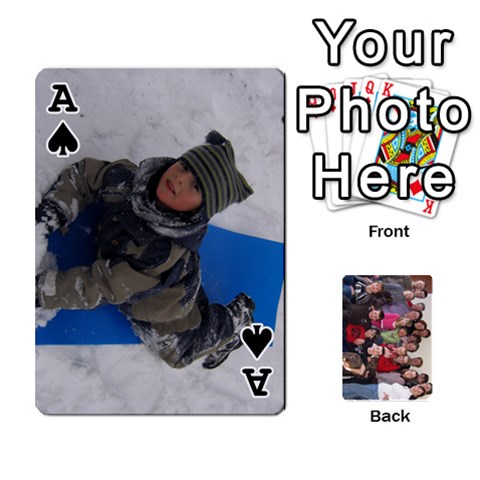 Ace Jeu De Cartes Amis 2010 By Edith Plante Front - SpadeA