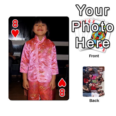 Jeu De Cartes Amis 2010 By Edith Plante Front - Heart8