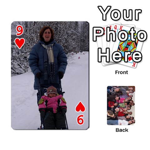 Jeu De Cartes Amis 2010 By Edith Plante Front - Heart9