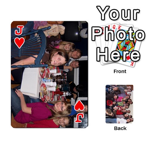 Jack Jeu De Cartes Amis 2010 By Edith Plante Front - HeartJ
