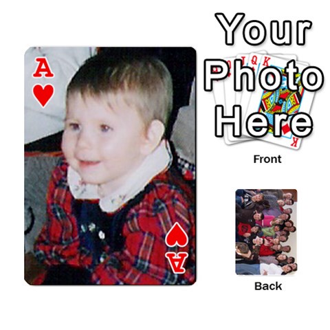 Ace Jeu De Cartes Amis 2010 By Edith Plante Front - HeartA