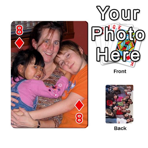 Jeu De Cartes Amis 2010 By Edith Plante Front - Diamond8