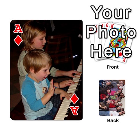 Ace Jeu De Cartes Amis 2010 By Edith Plante Front - DiamondA