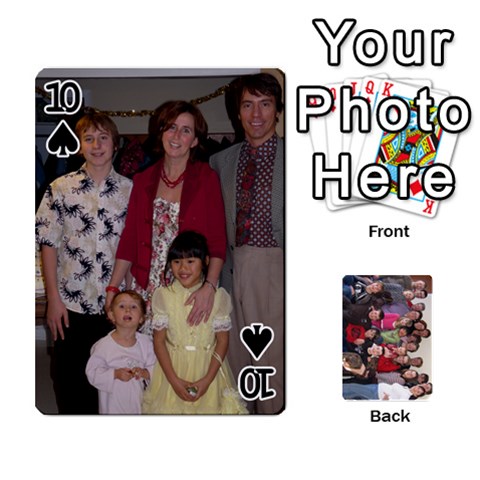 Jeu De Cartes Amis 2010 By Edith Plante Front - Spade10