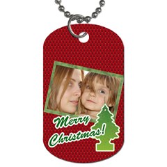 christmas - Dog Tag (One Side)