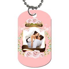 love - Dog Tag (One Side)