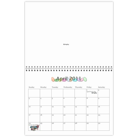 Kristi s Calendar Two By Anna Marie Apr 2011