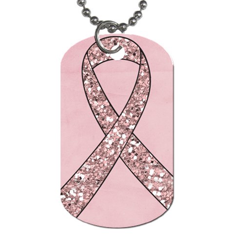 Breast Cancer Awareness Dog Tag Front