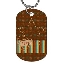 Love star Dog Tag-1 side - Dog Tag (One Side)