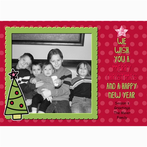 Fun Christmas Card 1 By Martha Meier 7 x5  Photo Card - 2