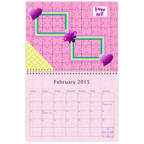 Puzzle Calendar 2013 Feb 2015