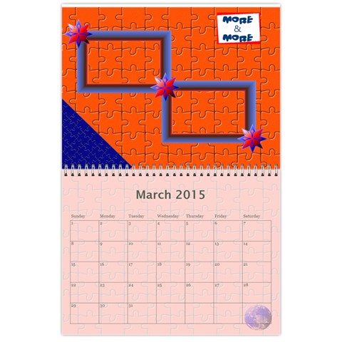 Puzzle Calendar 2013 Mar 2015
