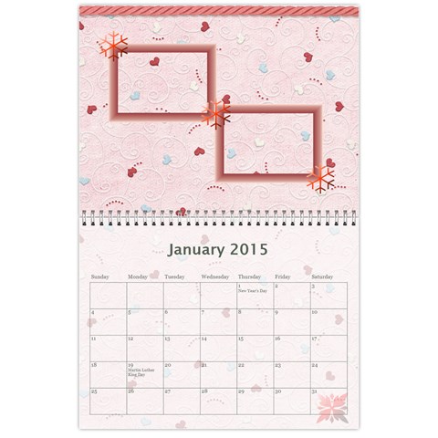 Calendar 2013 Jan 2015