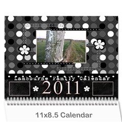 lambourne calendar - Wall Calendar 11  x 8.5  (12-Months)