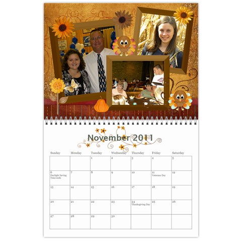 Grandmas Calendar By Anna Marie Nov 2011