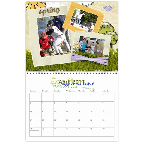 Grandmas Calendar By Anna Marie Apr 2011