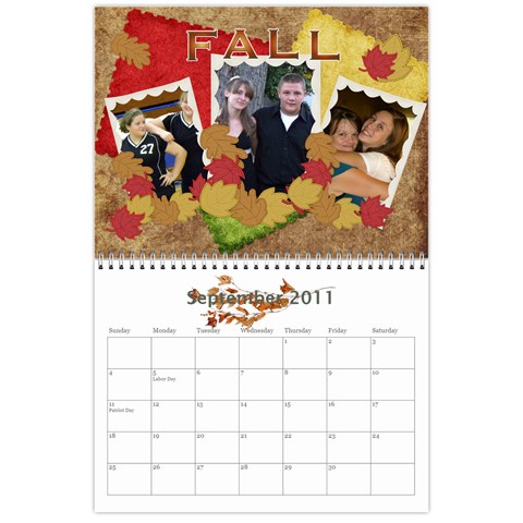 Grandmas Calendar By Anna Marie Sep 2011