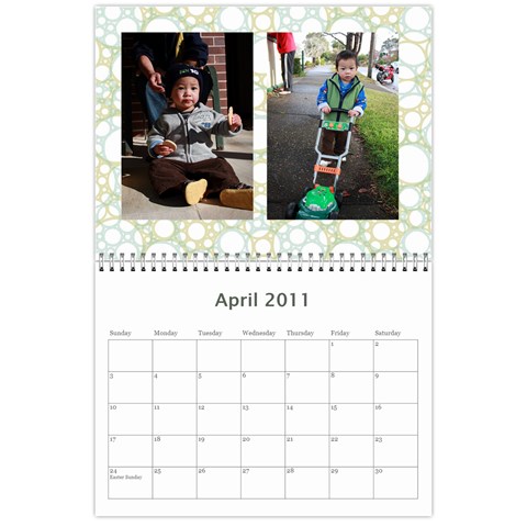 Calender 2011 By Therese Lim Apr 2011