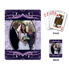 Pretty Purple Playing Cards - Playing Cards Single Design (Rectangle)