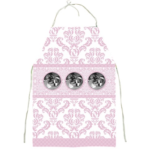 Simply Pink Full Print Apron By Klh Front