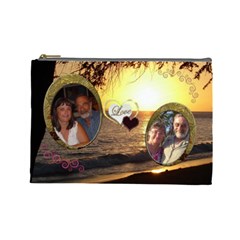 I heart you 31 love Large Cosmetic Bag - Cosmetic Bag (Large) I heart you 31 love Large Cosmetic Bag - Cosmetic Bag (Large)