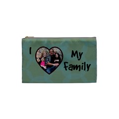 I HEART my family small Cosmetic bag - Cosmetic Bag (Small)