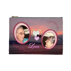 I heart you 35 love sunset Large Cosmetic Bag - Cosmetic Bag (Large)