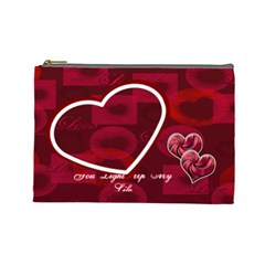 You Light Up My Life Large Cosmetic Bag - Cosmetic Bag (Large) You Light Up My Life Large Cosmetic Bag - Cosmetic Bag (Large)
