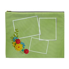 Cosmetic Bag (XL)- template flowers2