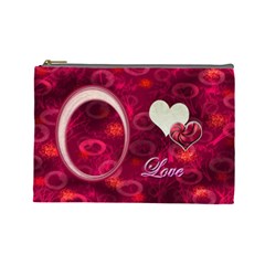 I heart you Love Large Cosmetic Bag - Cosmetic Bag (Large) I heart you Love Large Cosmetic Bag - Cosmetic Bag (Large)