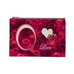 I heart you Love  Large Cosmetic Bag - Cosmetic Bag (Large)