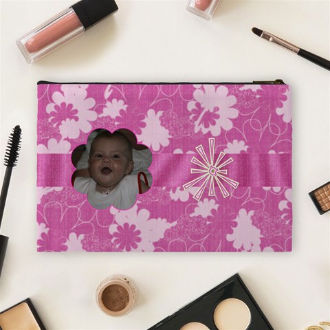 Bubblegum Large Cosmetic Case 2 By Joan T Back