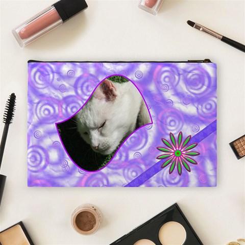 Madame Butterfly Large Cosmetic Case 1 By Joan T Back