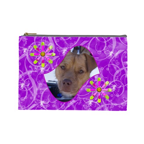 Madame Butterfly Large Cosmetic Case 3 By Joan T Front