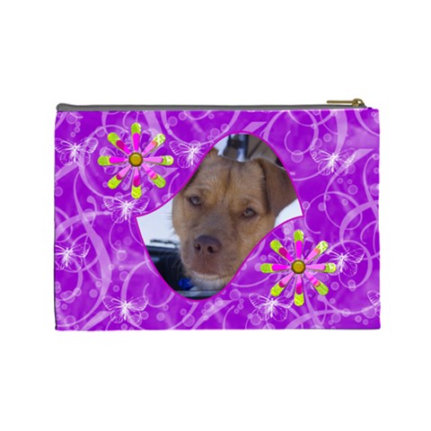 Madame Butterfly Large Cosmetic Case 3 By Joan T Back