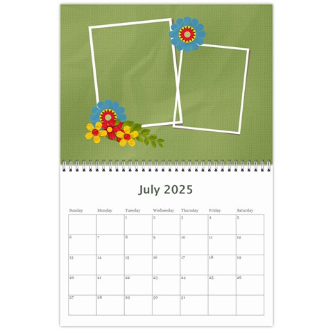 Photo Calendar (12 Jul 2025