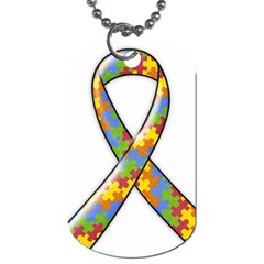 Autism Awareness Dog Tag - 1 side - Dog Tag (One Side)