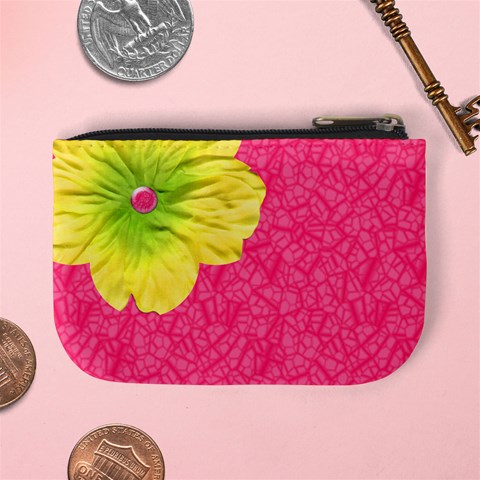 Pink Lemonade Mini Coin Purse By Klh Back