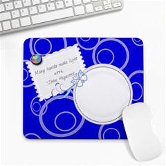 Blue Custom Large Mousepad 