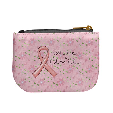 Breast Cancer Awareness Mini Coin Purse By Mikki Back