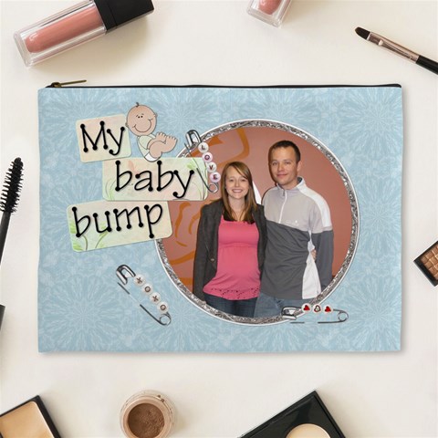 My Baby Bump Xl Cosmetic Bag By Lil Front