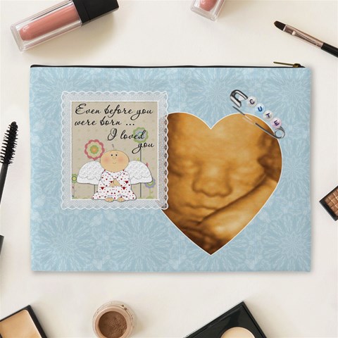 My Baby Bump Xl Cosmetic Bag By Lil Back