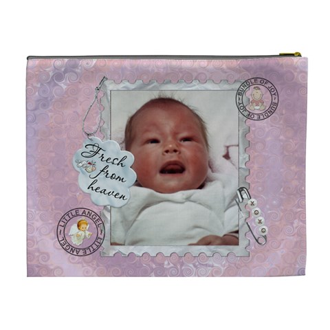 It s A Girl Xl Cosmetic/baby Stuff Bag By Lil Back