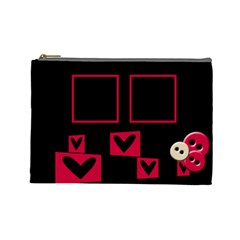 HEARTS - Cosmetic Bag (Large)  