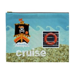 Pirate Pete cruise vacation extra large cosmetic bag - Cosmetic Bag (XL)