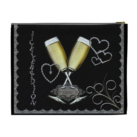 Celebrate Xl Cosmetic Bag By Lil Back